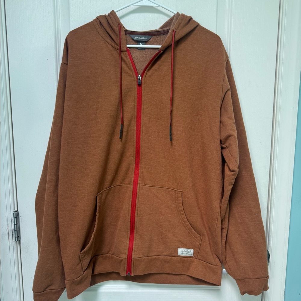 Eddie Bauer Rustic Brown Zip-up Hoodie